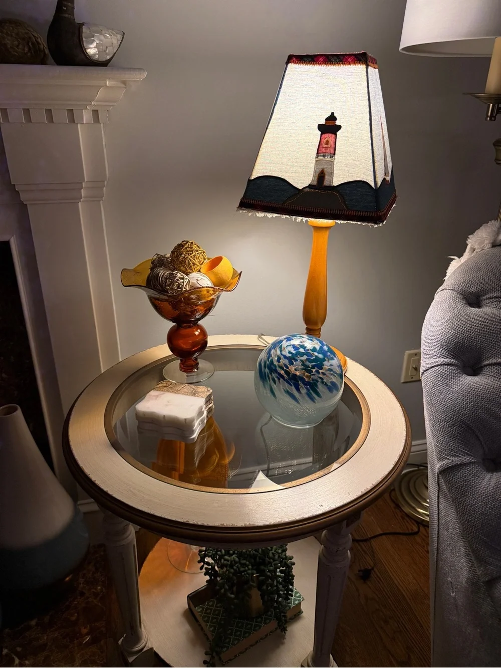 Nautical-Themed Accent Table Lamp nautical themed